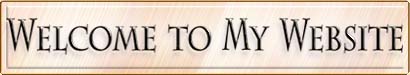Welcome to my Website